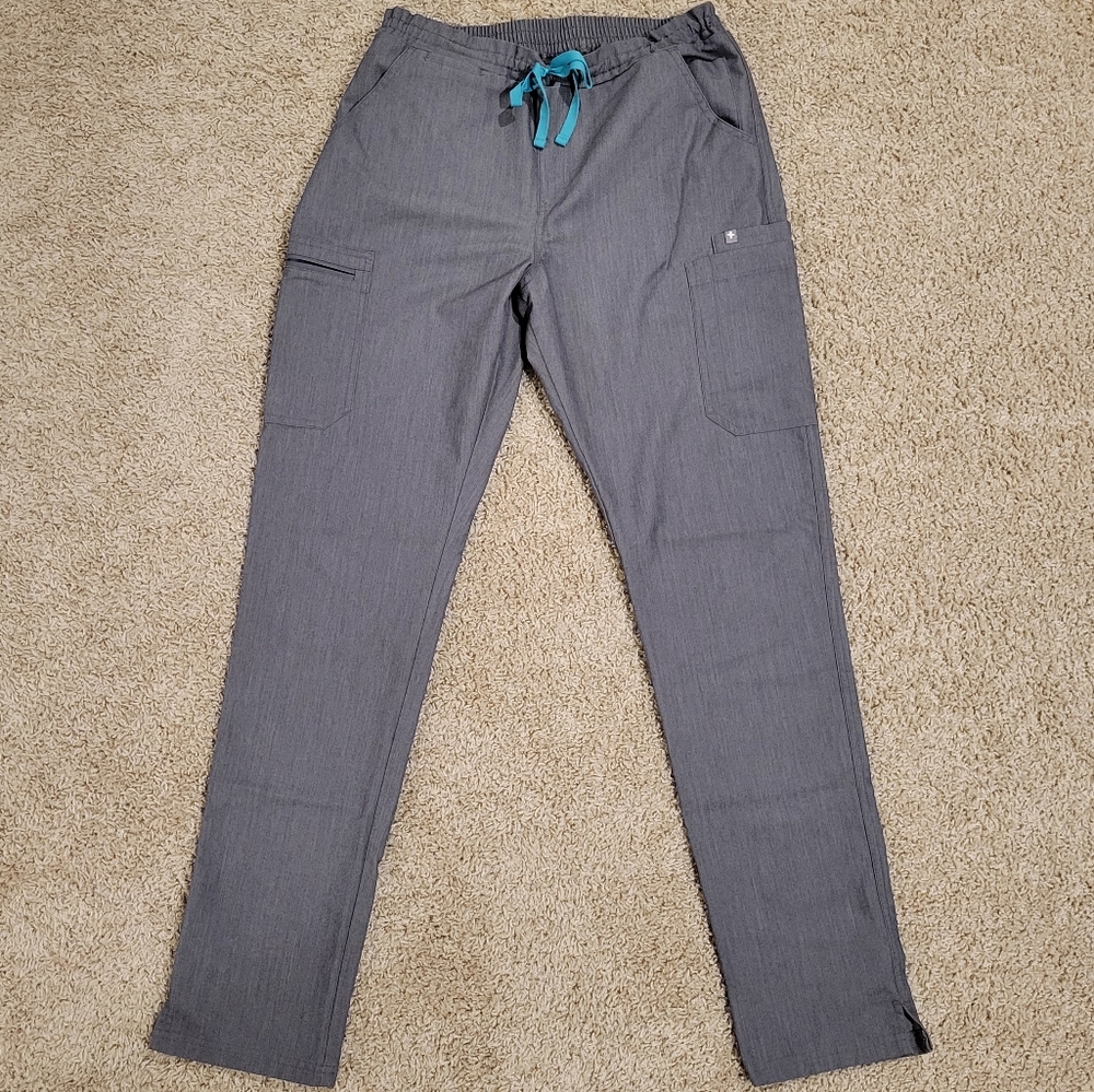 Womans Medium/Tall Yola Skinny Scrub Pant in Slate